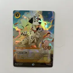 Disney Lorcana Fabled- Pongo - Determined Father Enchanted 223/204 Holo - Image 1