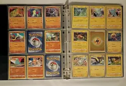 Pokemon Cards Collection Binder - 185+ Pokemon Cards Lot w/ Binder Sleeves - Image 4