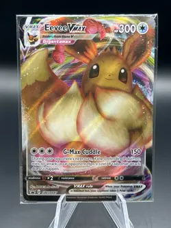 Eevee VMAX SWSH087 Full Art Promo Holo Pokemon Card Sealed - Image 1