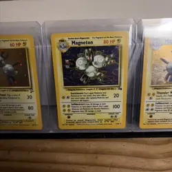 Magneton lot Pokemon TCG Unlimited Holo Rare Card 11/62 Fossil Set LP/MP WOTC - Image 3