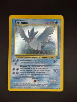 NM Articuno 2/62 - Holo Rare Card - Fossil - Pokemon TCG - Image 1