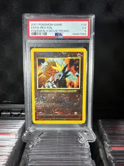 Swirl On Card 2000 POKEMON GAME MOVIE ANCIENT MEW POKEMON 2000 MOVIE PSA 5 - Image 3