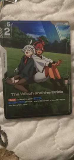 Gundam Card Game TCG - Newtype Rising (GD01) - The Witch and the Bride (R+) - Image 1