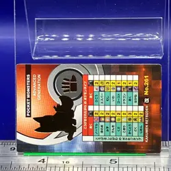 Poochyena Pokemon Menko Card Menco Game TCG Nintendo Vintage Japanese #583 - Image 4