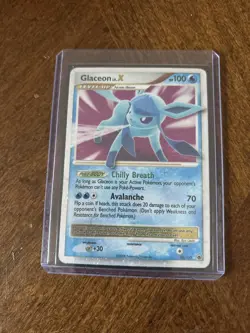 Glaceon LV.X 98/100 Majestic Dawn Ultra Rare Holo Card LP - Image 3