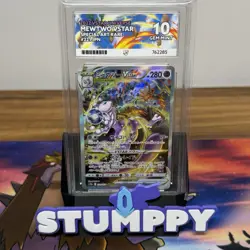 ACE 10 MEWTWO VSTAR 221/172 | Japanese SAR Full Art Graded Pokemon Card - Image 1