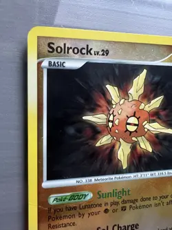 Pokemon Card 85/106 Great Encounters Reverse Holo: Solrock - Image 3