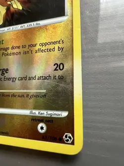 Pokemon Card 85/106 Great Encounters Reverse Holo: Solrock - Image 5
