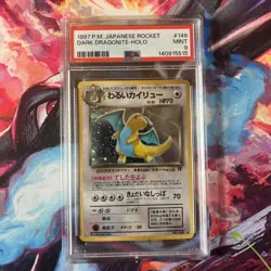 1997 Dark Dragonite Japanese Mint PSA 9 No. 149 Holo Rare Pokemon Card Vintage - Image 1