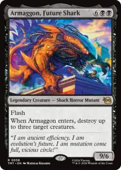 ~ Armaggon, Future Shark ~ NM ~ Teenage Mutant Ninja Turtles ~ MTG ~ - Image 1