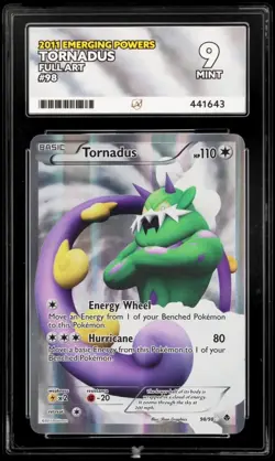Tornadus 2011 Full Art Emerging Powers 98/98 Pokemon Card Ace Mint 9 - Image 1