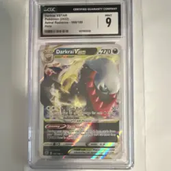 Darkrai VSTAR CGC 9 Pokemon Astral Radiance 099/189 Holo VSTAR Card - Image 2