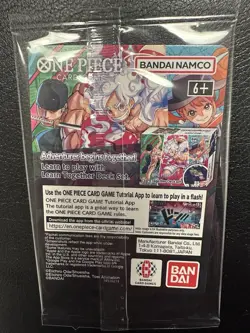 One Piece Monkey D. Luffy US Voyage College Basketball Promo Card - Sealed/Mint - Image 2