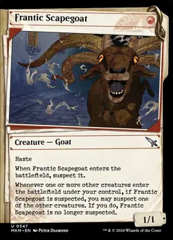 [MTG] Frantic Scapegoat (Foil) (Showcase) (0347) (MKM) LP-HP - Image 1