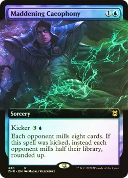 1x FOIL Maddening Cacophony (Extended Art)! NM/M Free Shipping! - Image 1