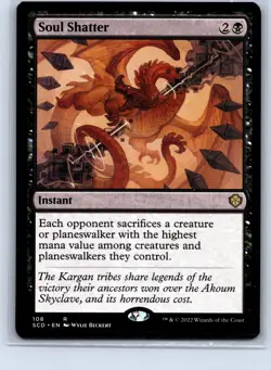 Magic_the_gathering Starter Commander Decks #108 Soul Shatter .VO4 - Image 1
