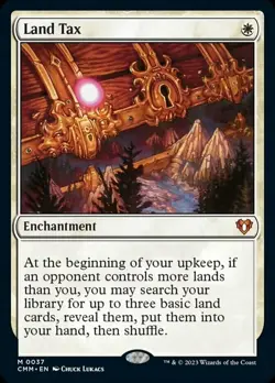 [1x] Land Tax Near Mint, English Commander Masters MTG Magic - Image 1