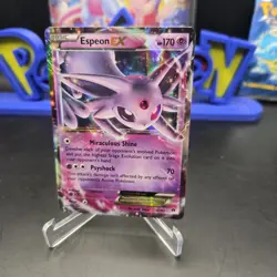 Espeon EX 52/122 XY Breakpoint Holo Rare Pokemon Card 2016 NM - Image 1