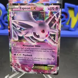 Espeon EX 52/122 XY Breakpoint Holo Rare Pokemon Card 2016 NM - Image 2