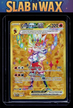 Pokemon tcg SV: Scarlet & Violet Promo Cards Cinderace ex #163 - Image 1