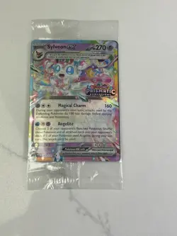 Pokemon Sylveon Prismatic Evolutions Promo Stamped Holo Pack Scarlet & Violet - Image 1