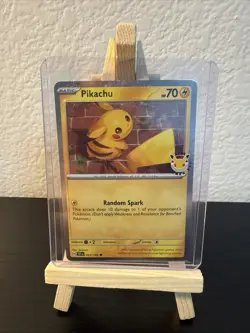 Pikachu (Pokemon Day 2026 Stamped) 051/162 Cosmos Holo Promo - Image 1