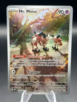 Pokemon TCG Mr. Mime Illustration Rare 179/165 151 Scarlet & Violet - Image 1