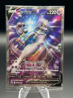 Pokemon TCG Mewtwo V SWSH229 Pokemon GO ETB Promo | Sealed - Image 1