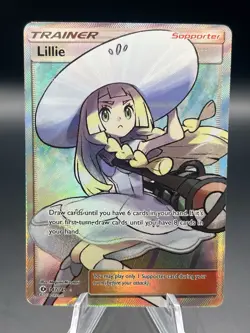 Pokemon TCG 2017 Sun and Moon Base Lillie Full Art Trainer 147/149 - Image 1