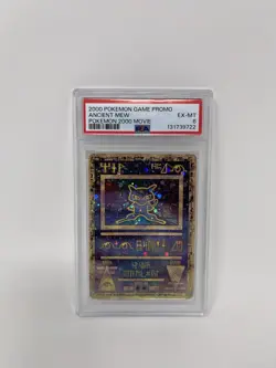 POKEMON 2000 GAME MOVIE ANCIENT MEW PSA 6 EX-MT - Image 1