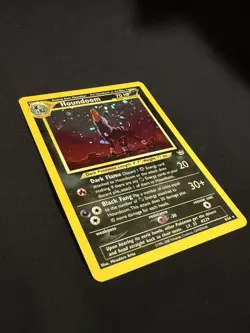 Pokemon Houndoom Double Holo Error Neo Revelation 8/64 - Image 5
