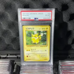 1997 Japanese Pokemon Jungle #25 Pikachu Excellent - Mint Condition PSA 6 - Image 2