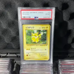 1997 Japanese Pokemon Jungle #25 Pikachu Excellent - Mint Condition PSA 6 - Image 3