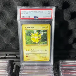 1997 Japanese Pokemon Jungle #25 Pikachu Excellent - Mint Condition PSA 6 - Image 5