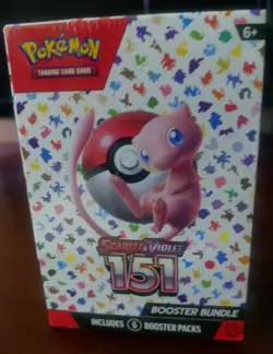 SEALED POKEMON SCARLET & VIOLET 151 BOOSTER BUNDLE - ENGLISH (6 PACKS) - Image 1
