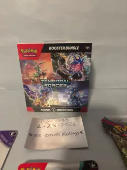 Large Sealed Pokemon Lot, mixed sets, booster, Blisters, Temporal forces BB - Image 2