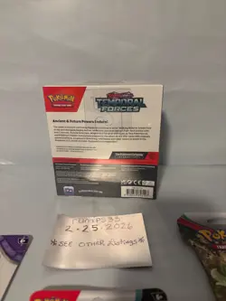 Large Sealed Pokemon Lot, mixed sets, booster, Blisters, Temporal forces BB - Image 4