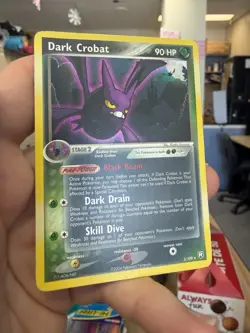 Dark Crobat 3/109 - Holo Pokemon TCG EX Team Rocket Returns Rare LP - Image 3