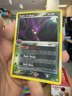 Dark Crobat 3/109 - Holo Pokemon TCG EX Team Rocket Returns Rare LP - Image 4