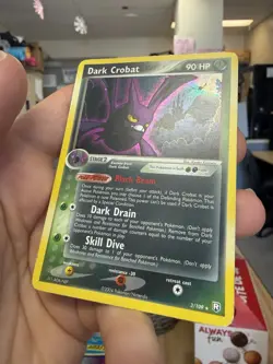 Dark Crobat 3/109 - Holo Pokemon TCG EX Team Rocket Returns Rare LP - Image 5