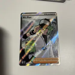 N's Plan 163/086 Sv: Black Bolt Holo M/NM Pokemon TCG Pack Fresh - Image 1