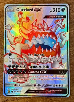 Guzzlord GX SV71/SV94 Hidden Fates Shiny Vault Holo Pokemon TCG Shiny Holo Rare - Image 1