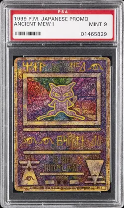 1998-99 POKEMON JPN POKEMON JPN PROMO ANCIENT MEW I PSA 9 - Image 1