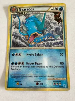 Pokemon Gyarados #30/30 (Holo Rare)–HGSS Trainer Kit Gyarados & Raichu-MP 2010 - Image 1