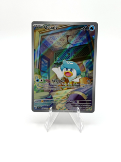 Pokemon Quaxly Illustration Rare Paldea Evolved 206/193 - Image 1