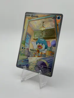 Pokemon Quaxly Illustration Rare Paldea Evolved 206/193 - Image 2