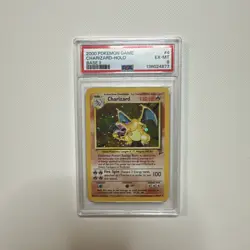 2000 POKEMON BASE SET 2 #4 CHARIZARD-HOLO PSA 6 - Image 1