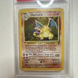 2000 POKEMON BASE SET 2 #4 CHARIZARD-HOLO PSA 6 - Image 2