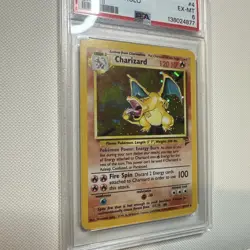 2000 POKEMON BASE SET 2 #4 CHARIZARD-HOLO PSA 6 - Image 4