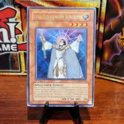 Yu-Gi-Oh! Lyla Lightsworn Sorceress 1st Edition LODT-EN019 Ultra Rare Near Mint - Image 1